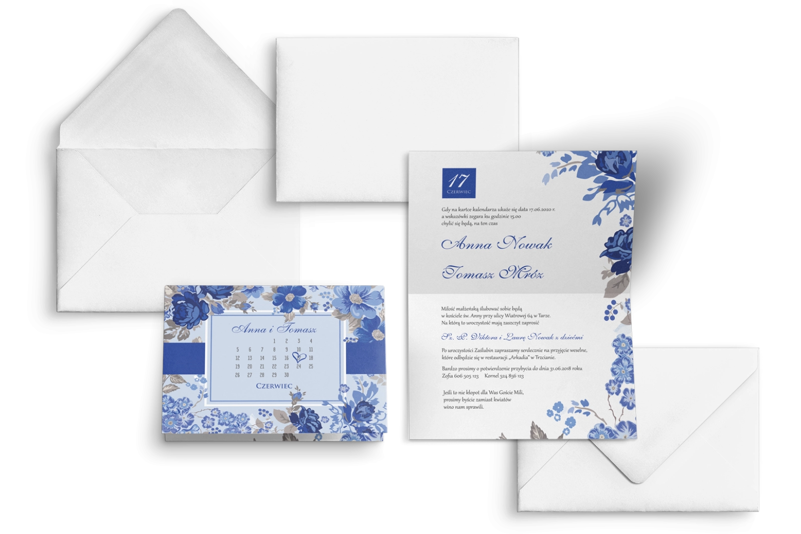 Zaproszenie ślubne Nasz Dzień - Motyw 1