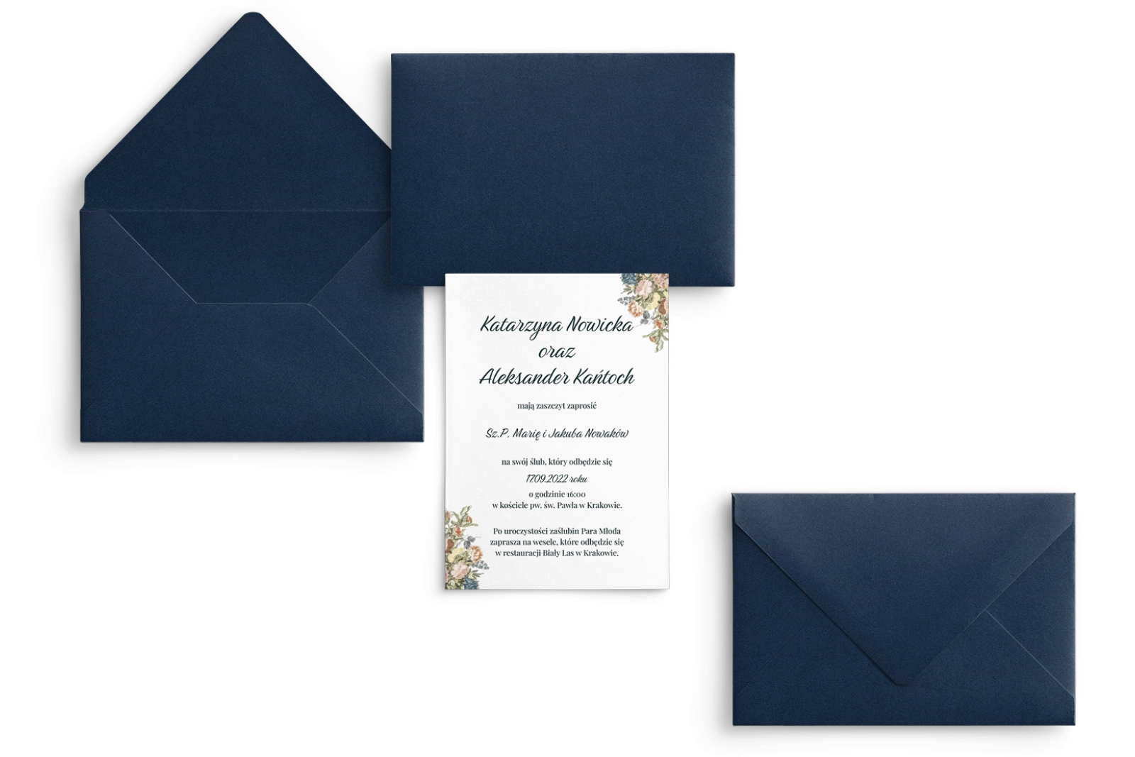 Zaproszenia ślubne Rustic Summer - Motyw 1