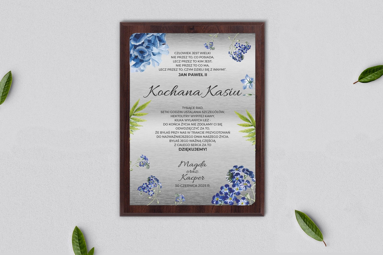 Dyplom ślubny dla świadków - Dream Motyw 4