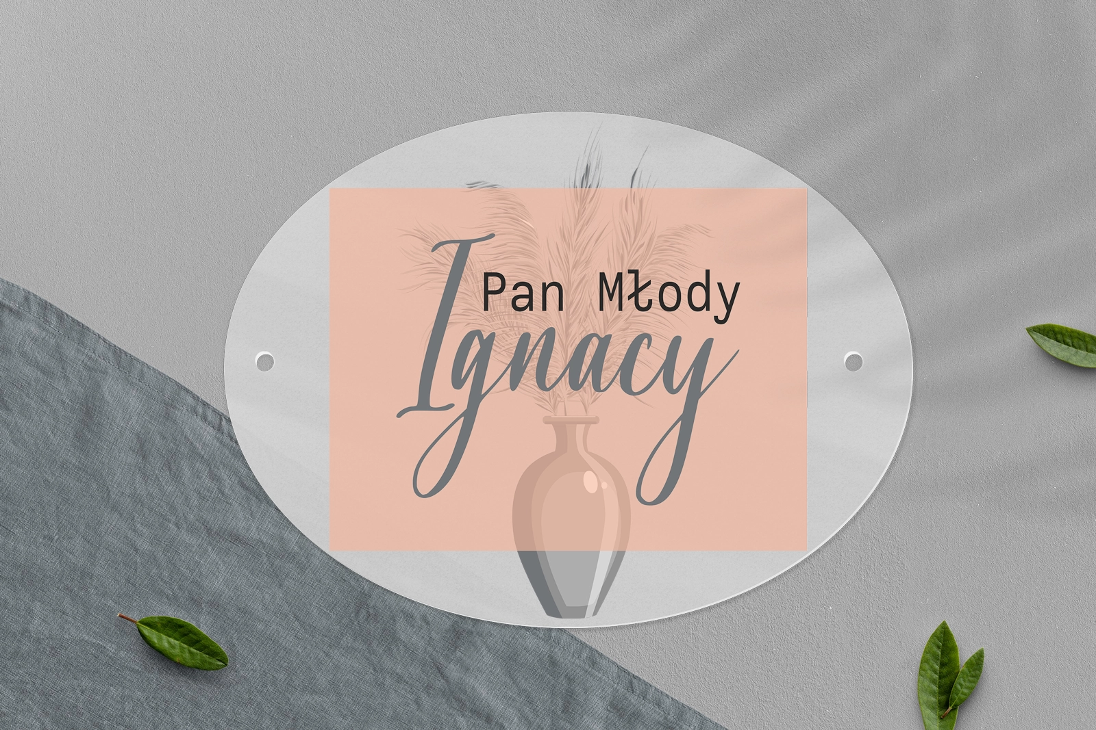 Zawieszka na krzesła - Owalna Butterflies - Motyw 4