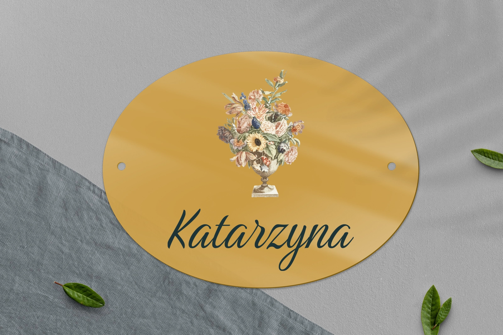 Zawieszka na krzesła - Owalna Rustic Summer Motyw 2