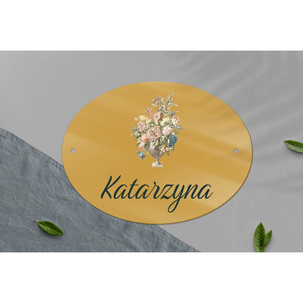 Zawieszka na krzesła - Owalna Rustic Summer Motyw 1