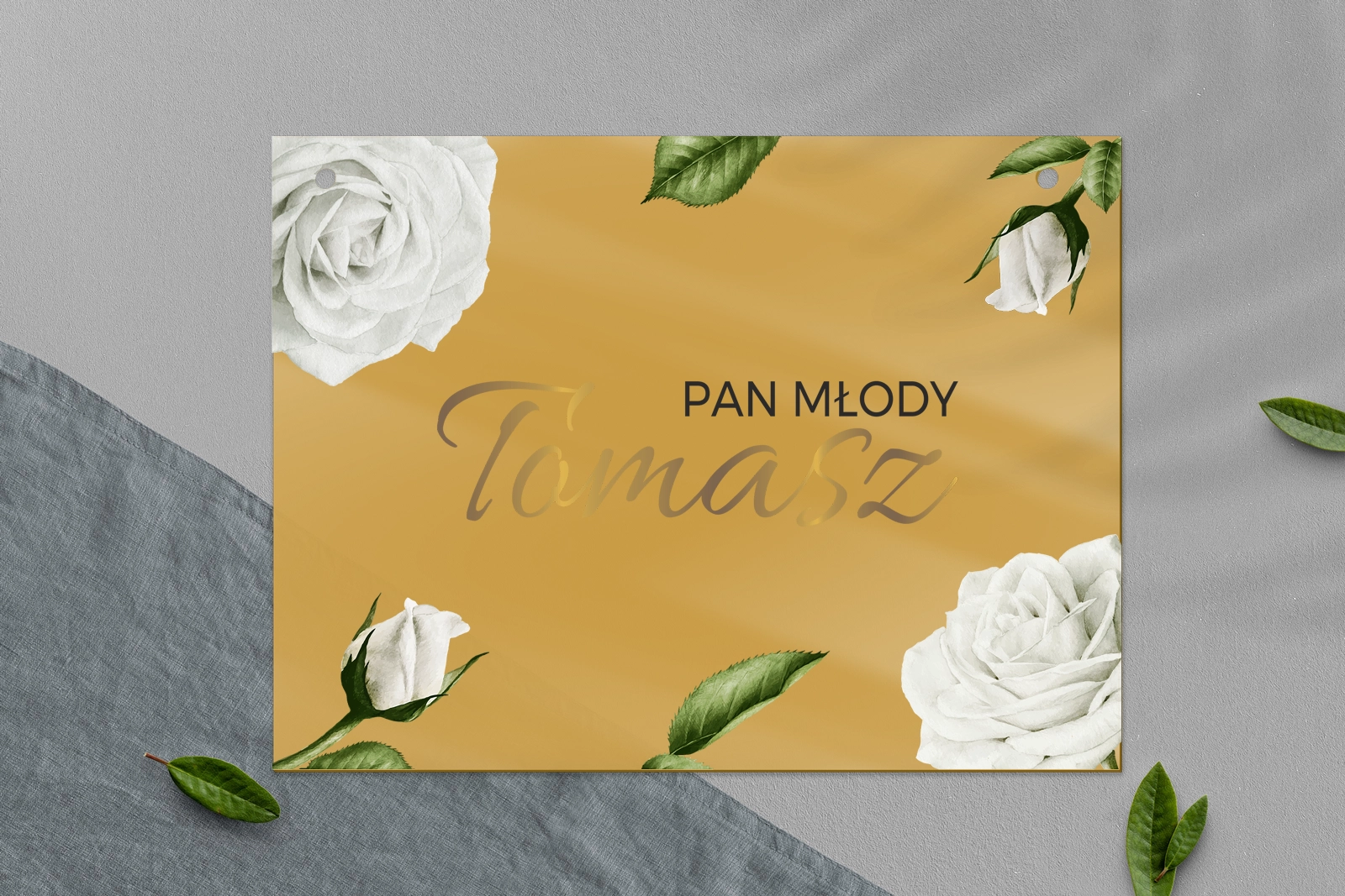 Zawieszka na krzesła - Prostokątna Dream Motyw 1