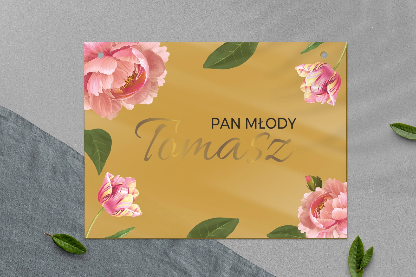 Zawieszka na krzesła - Prostokątna Dream Motyw 6