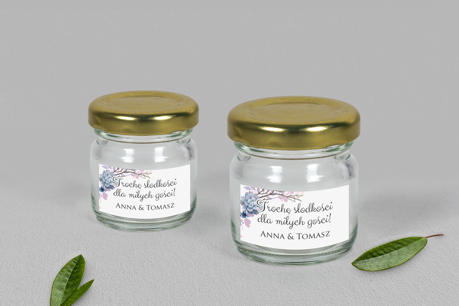 Słoiczek na słodkości - Flowers & Frame Motyw 6