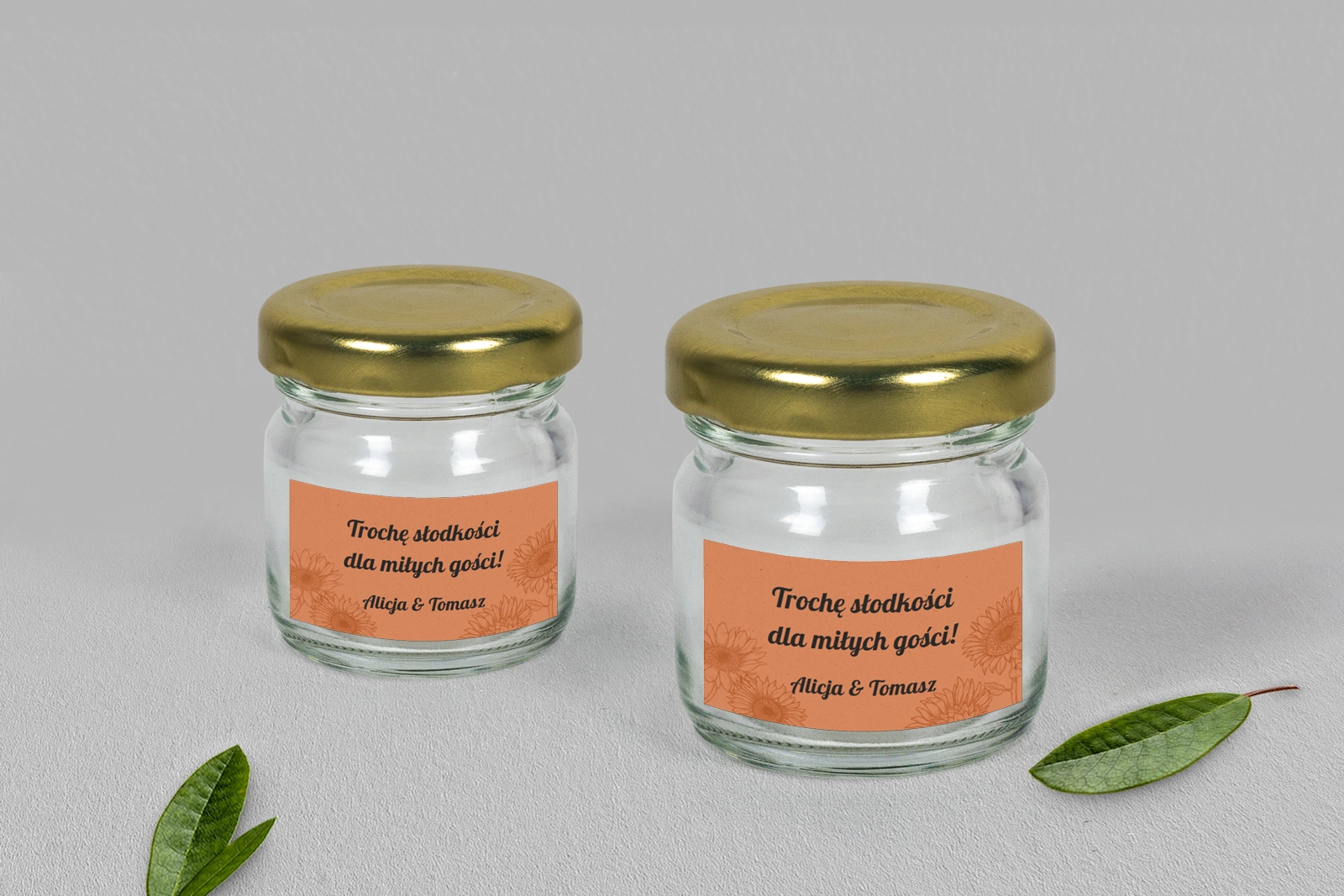 Słoiczek na słodkości - Sunflowers Motyw 2