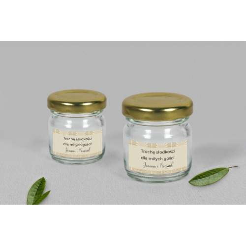 Słoiczek na słodkości - Vintage Motyw 1