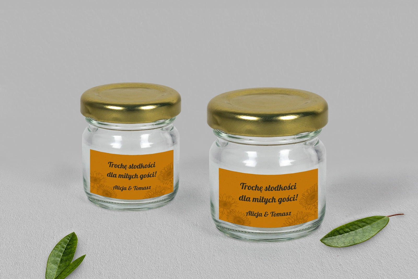 Słoiczek na słodkości - Sunflowers Motyw 3