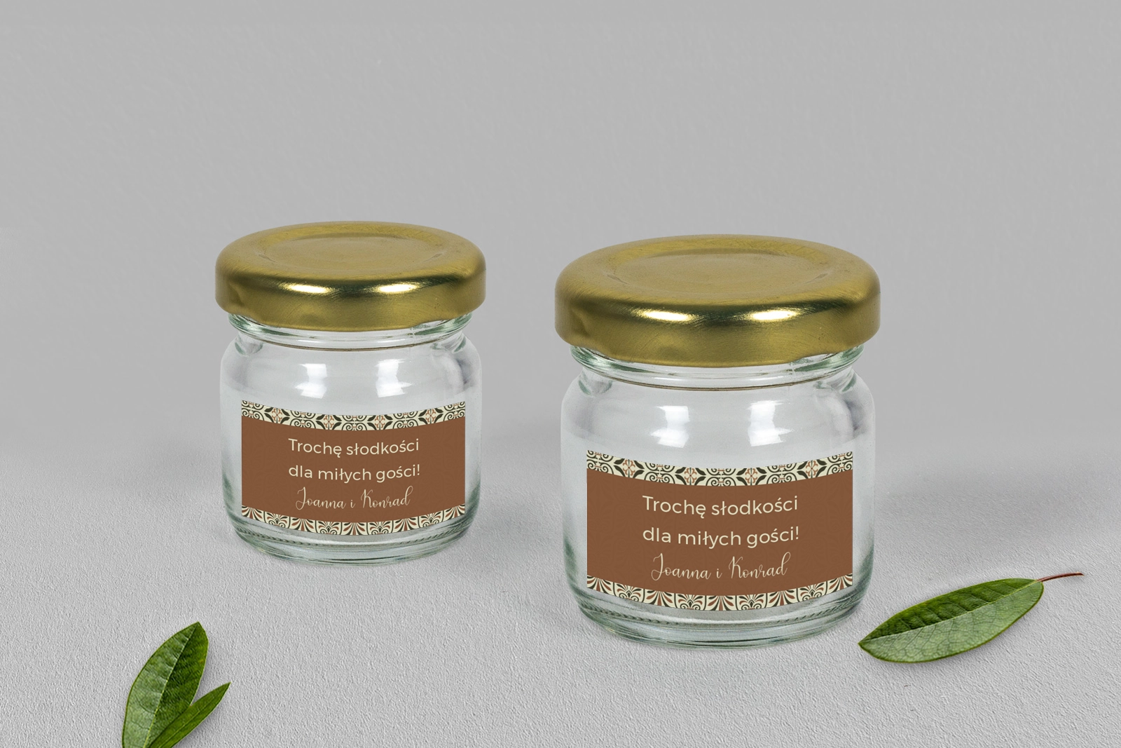 Słoiczek na słodkości - Vintage Motyw 3