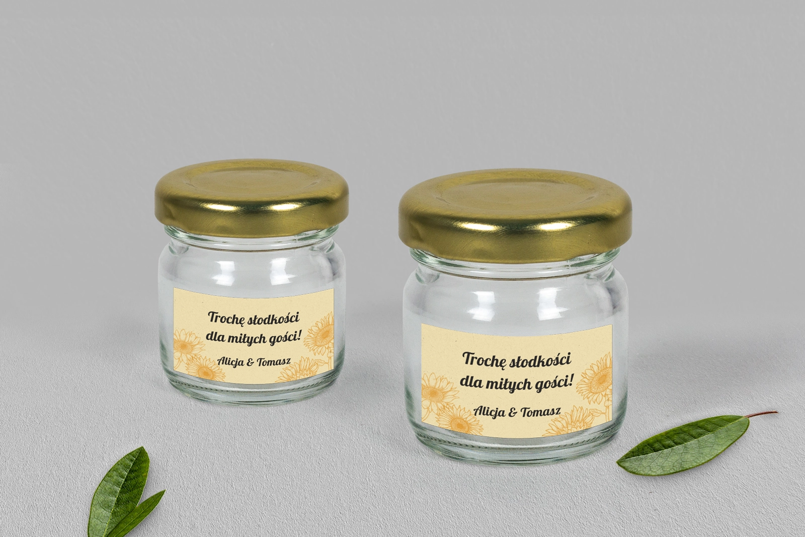 Słoiczek na słodkości - Sunflowers Motyw 1