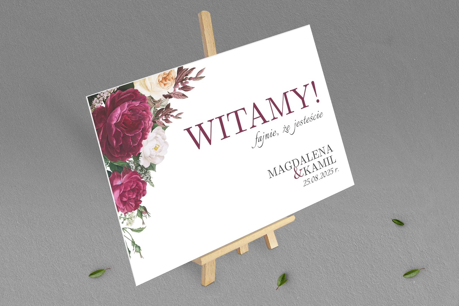 Tablica Powitalna - Fabello Motyw 1