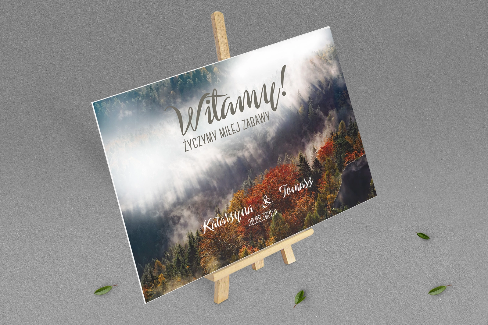 Tablica Powitalna - Forest - Motyw 3