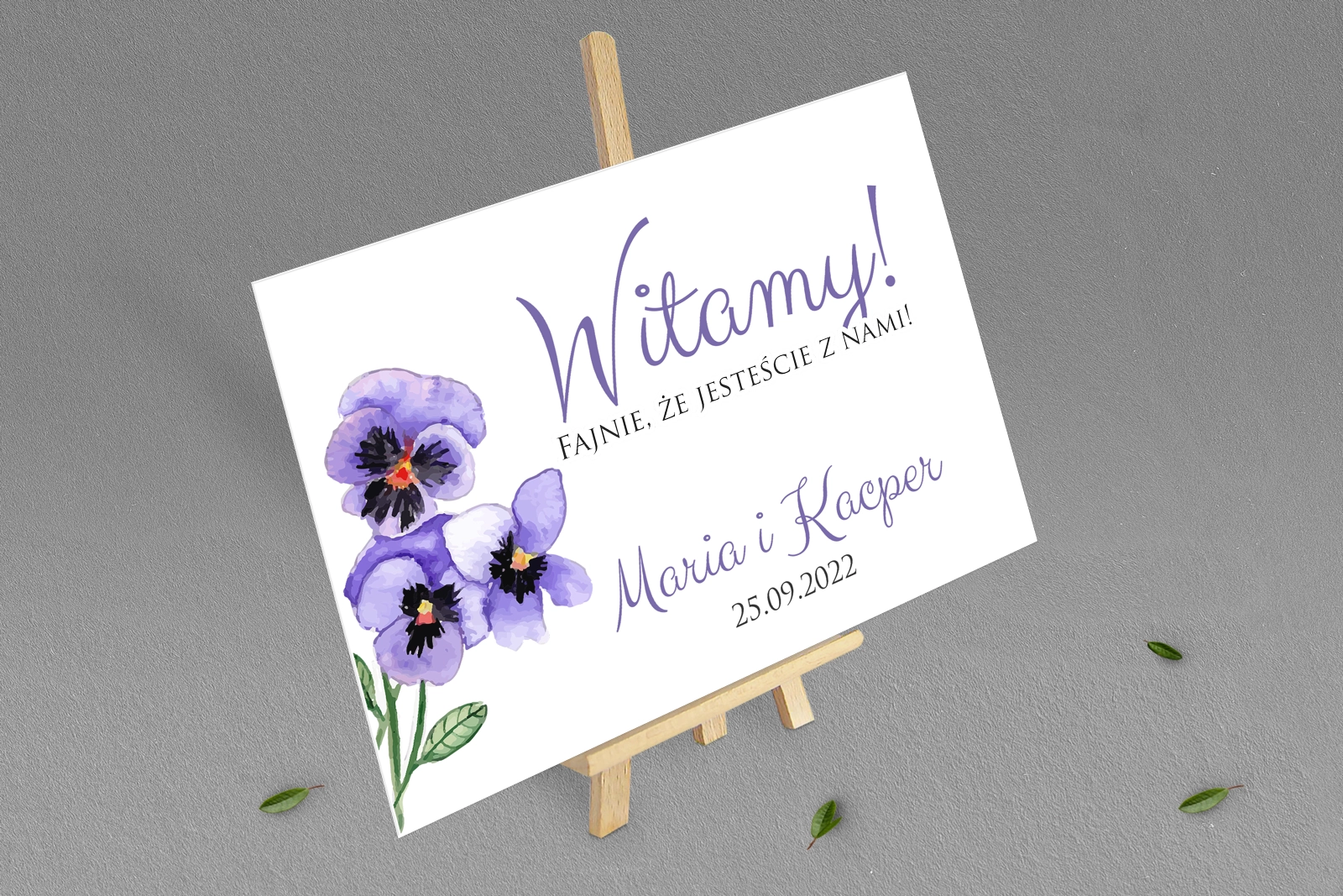 Tablica Powitalna - Sweet Love Motyw 3