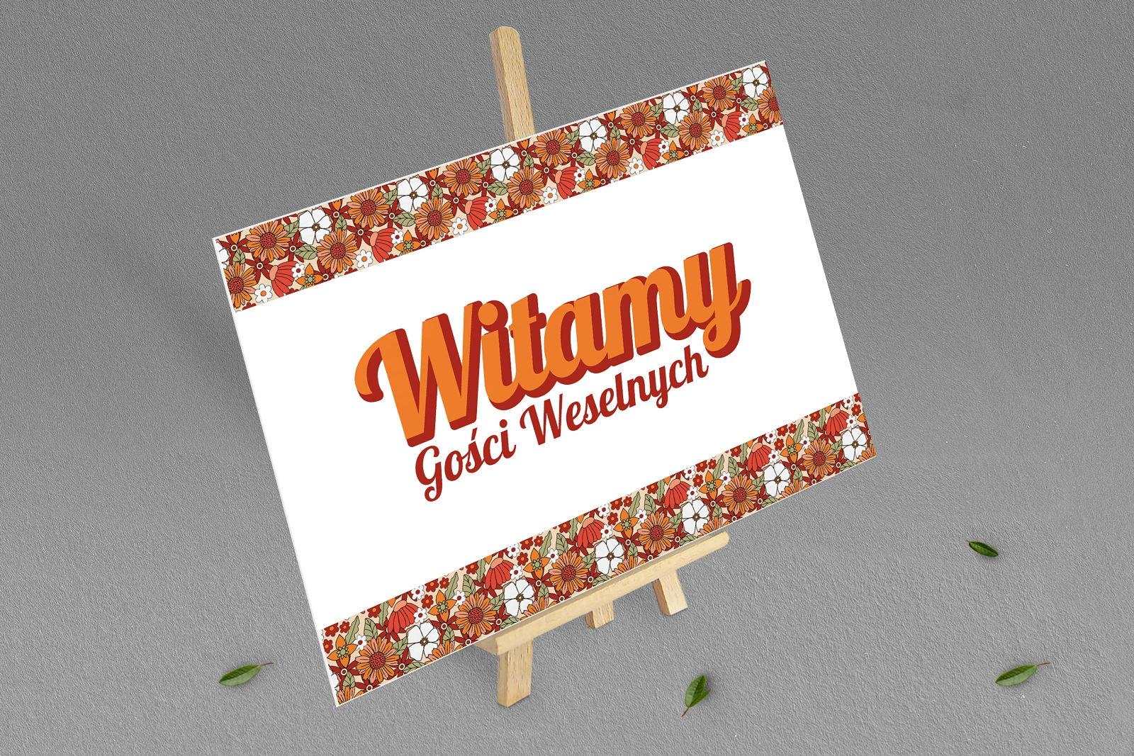 Tablica Powitalna - Retro Style Motyw 3