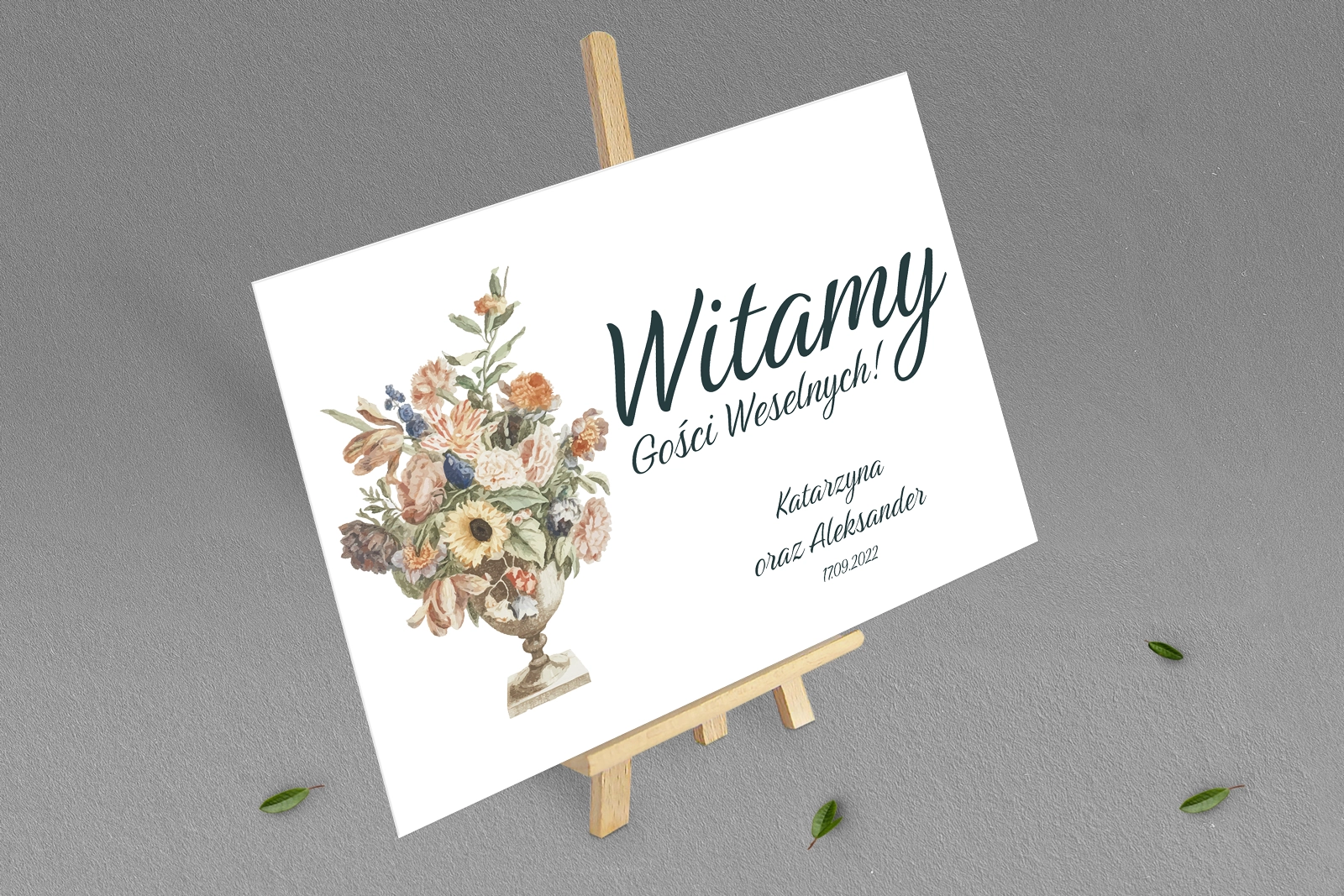 Tablica Powitalna - Rustic Summer Motyw 2