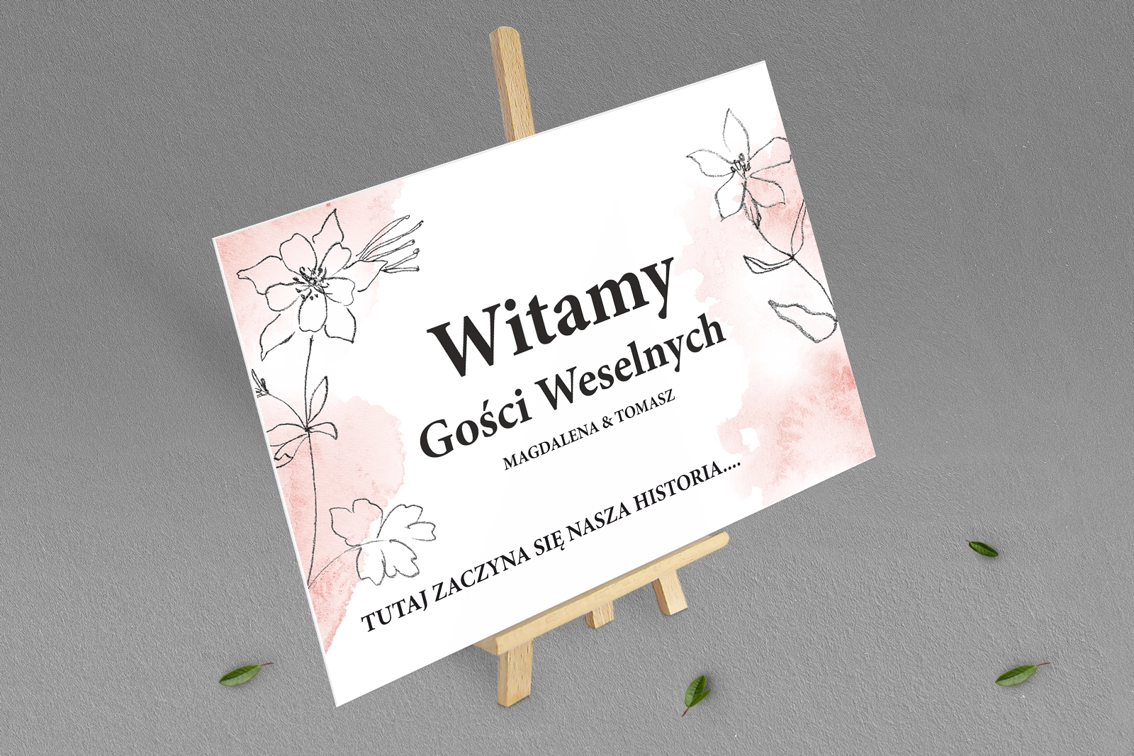 Tablica Powitalna - Julietta Motyw 2