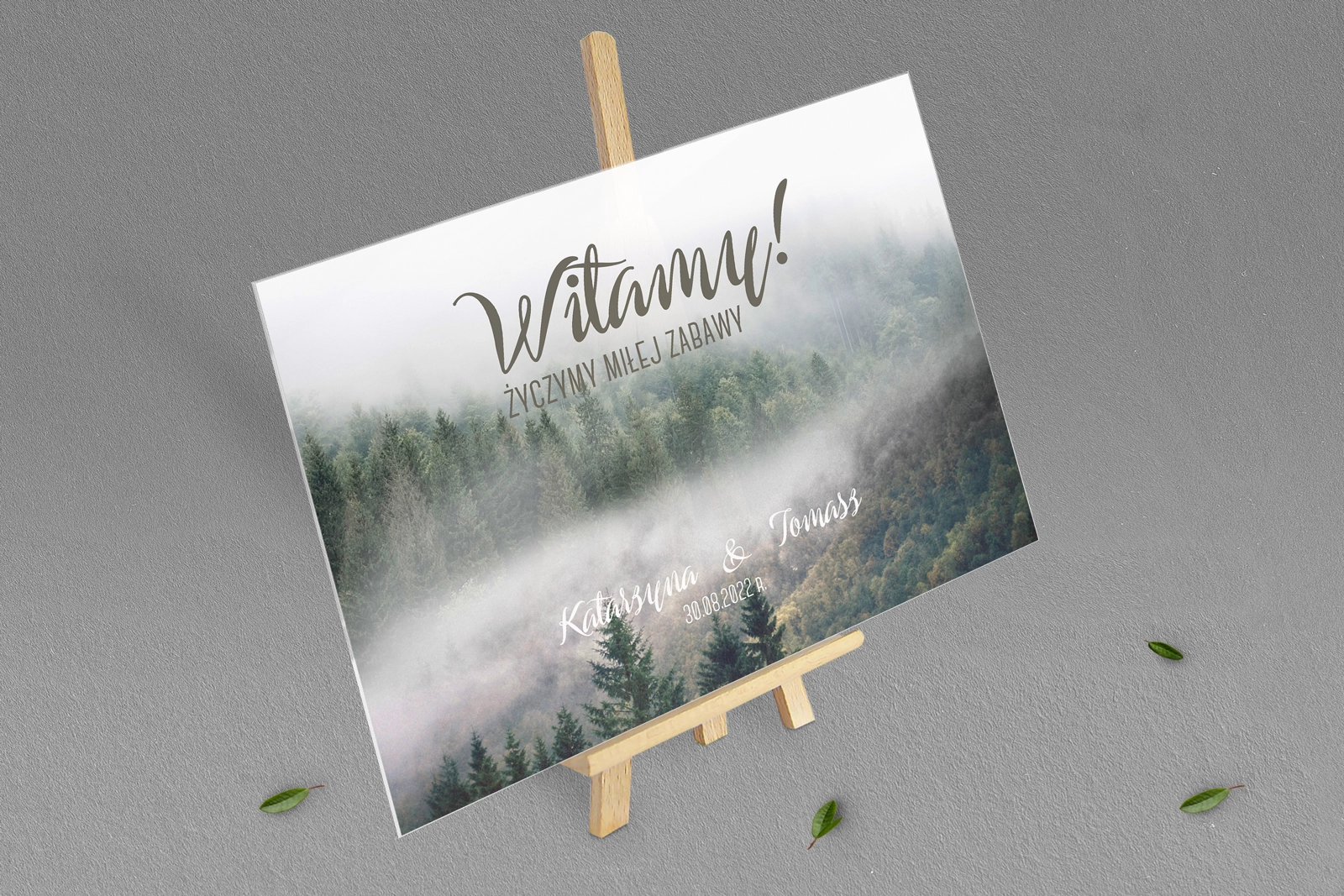 Tablica Powitalna - Forest - Motyw 2