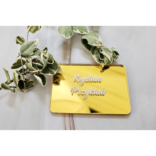 Winietki Akrylowe - Uniwersalne Zaokrąglone