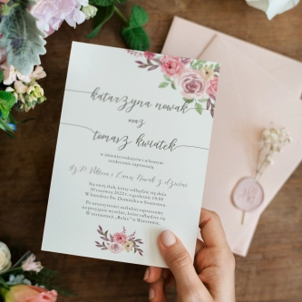 Zaproszenia ślubne PasteLove - Motyw 2