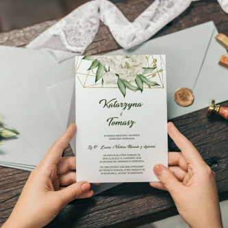 Zaproszenia ślubne Modena - Motyw 3