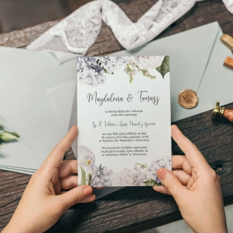 Zaproszenia ślubne Ofelia - Motyw 1