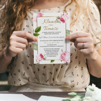 Zaproszenia ślubne Dream - Motyw 2