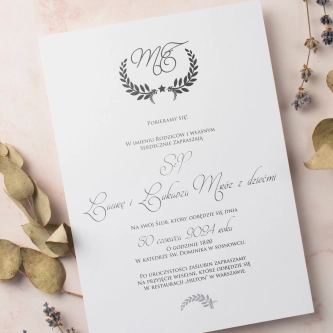 Zaproszenia ślubne Alloro - motyw 3