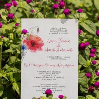 Zaproszenia ślubne Sweet Love - Motyw 2