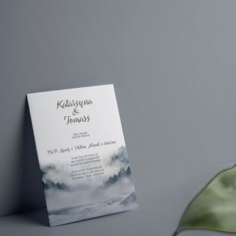 Zaproszenia ślubne Forest - Motyw 5