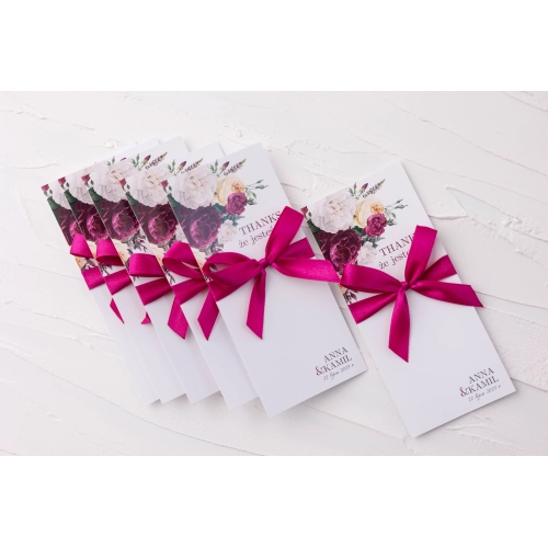 Podziękowanie Merci - Karteczka Fabello - Motyw 1