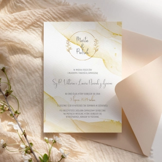 Zaproszenia ślubne Glamour Ink - Motyw 4