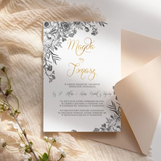 Zaproszenia ślubne Adore - Motyw 2