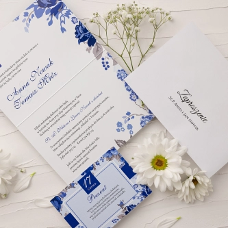 Zaproszenie ślubne Nasz Dzień z&nbsp;kalendarzem i&nbsp;dodatkową wkładką