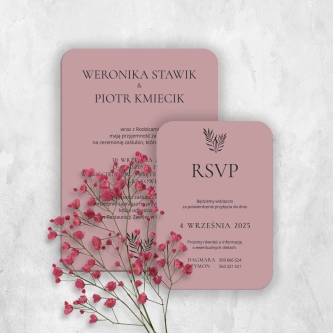 Zaproszenia ślubne Romantic Dust