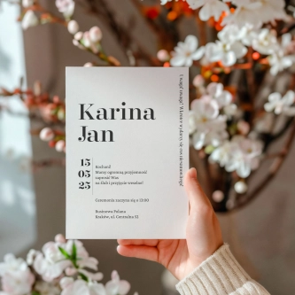 Zaproszenia ślubne Rose Harmony