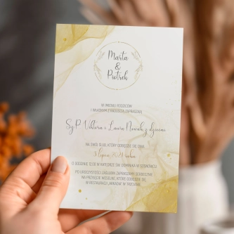 Zaproszenia ślubne Glamour Ink - Motyw 1