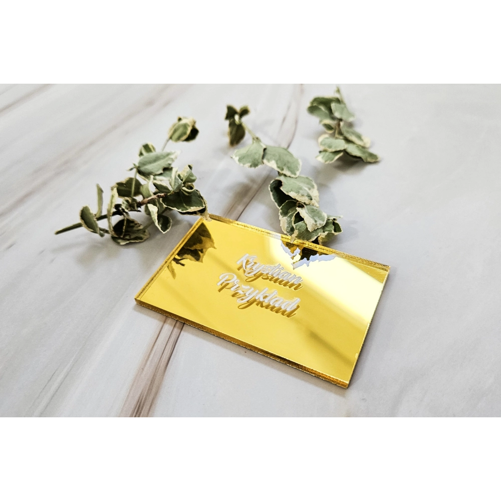 Winietki Akrylowe - Uniwersalne Prostokąt