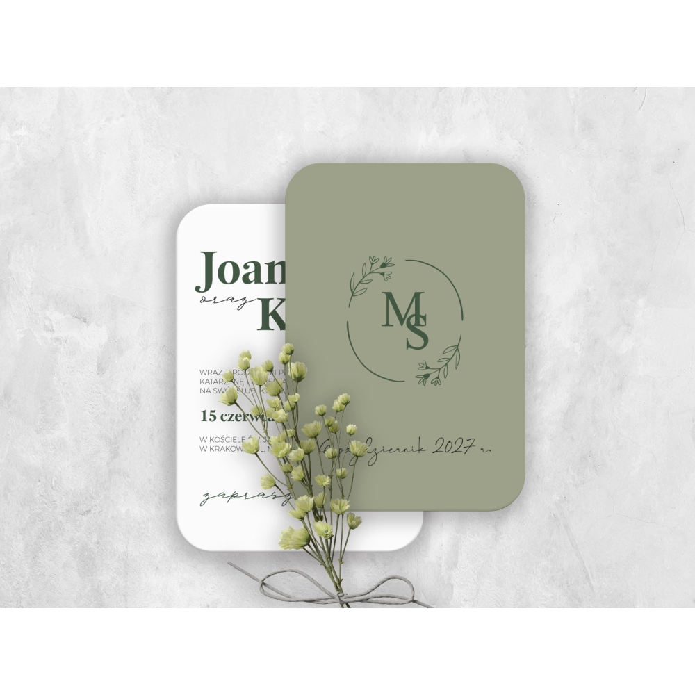 Zaproszenia ślubne Just Love