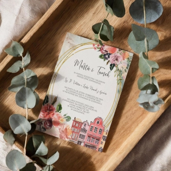 Zaproszenia ślubne Spring Love - Motyw 5