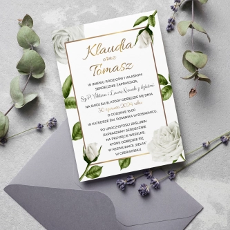 Zaproszenia ślubne Dream - Motyw 1