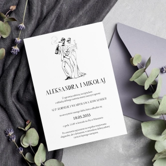 Zaproszenia ślubne Boom - Motyw 1