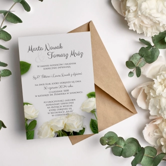 Zaproszenia ślubne Soft - Motyw 4