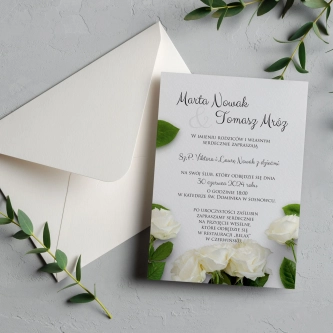 Zaproszenia ślubne Soft - Motyw 4