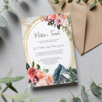 Zaproszenia ślubne Spring Love - Motyw 6