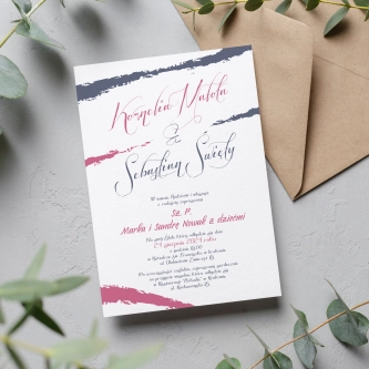 Zaproszenia ślubne Photo- Motyw 5