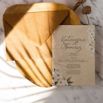 Zaproszenia ślubne Old Fashion - Motyw 3