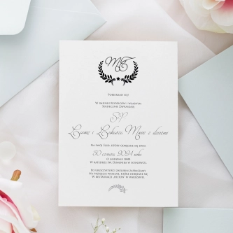 Zaproszenia ślubne Alloro - motyw 3