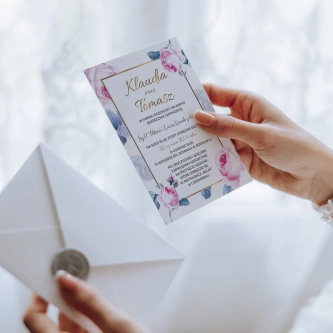 Zaproszenia ślubne Dream - Motyw 3