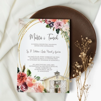 Zaproszenia ślubne Spring Love - Motyw 4