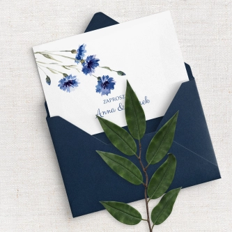 Zaproszenia ślubne Sweet Love - Składane Motyw 1